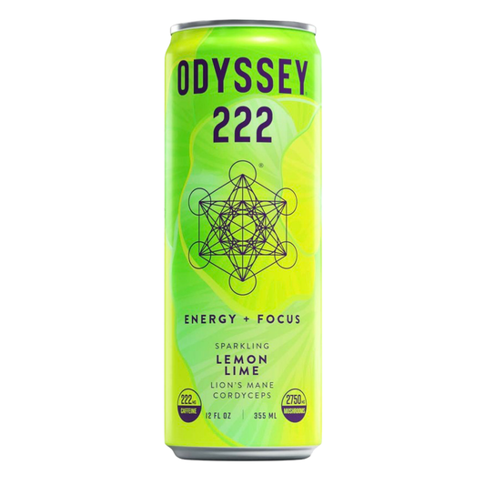 222mg - Lemon Lime - Sparkling Mushroom Energy Drink - 12/Case