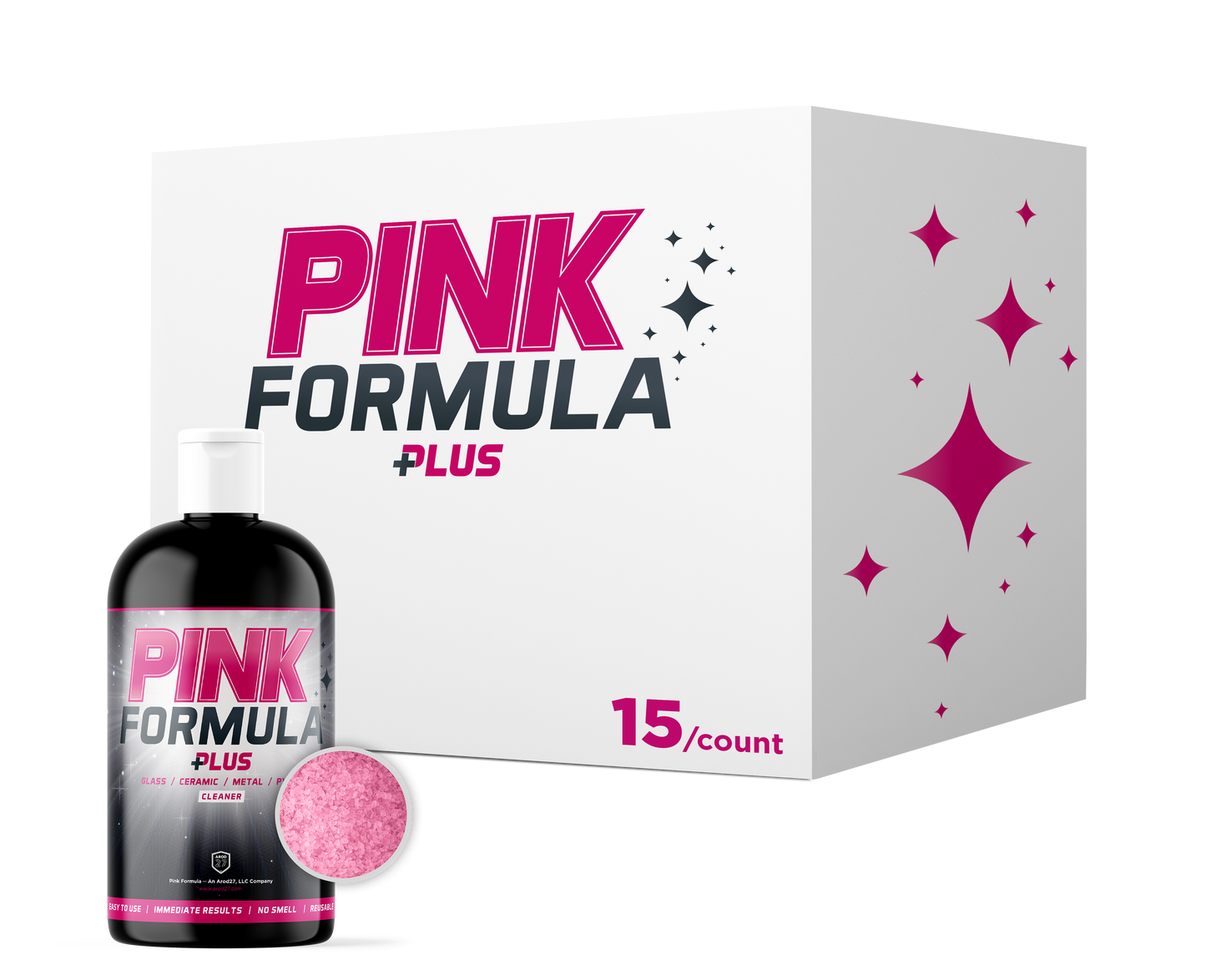 Pink Formula Plus - Abrasive Cleaner - 16oz - Case - 15/ct