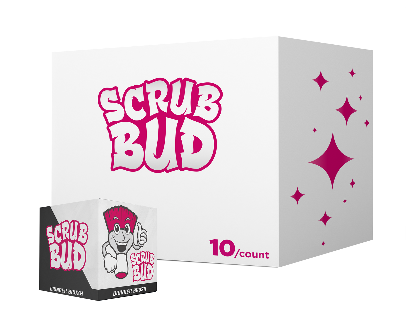 Scrub Bud - Grinder Brush - Case - 10/ct