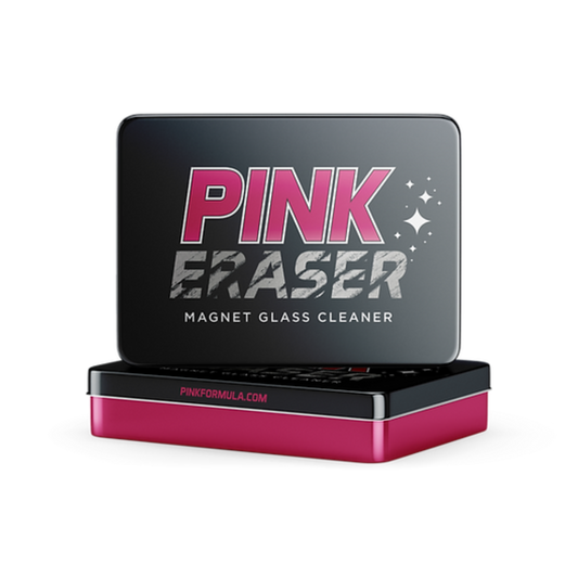 Pink Eraser - Magnet Glass Cleaner